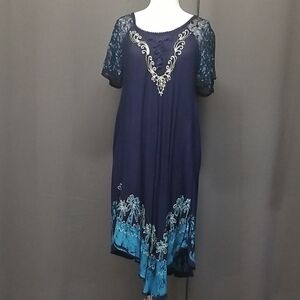 Highness NYC Beach Boho Dress Cover Up Sm/Lg OS